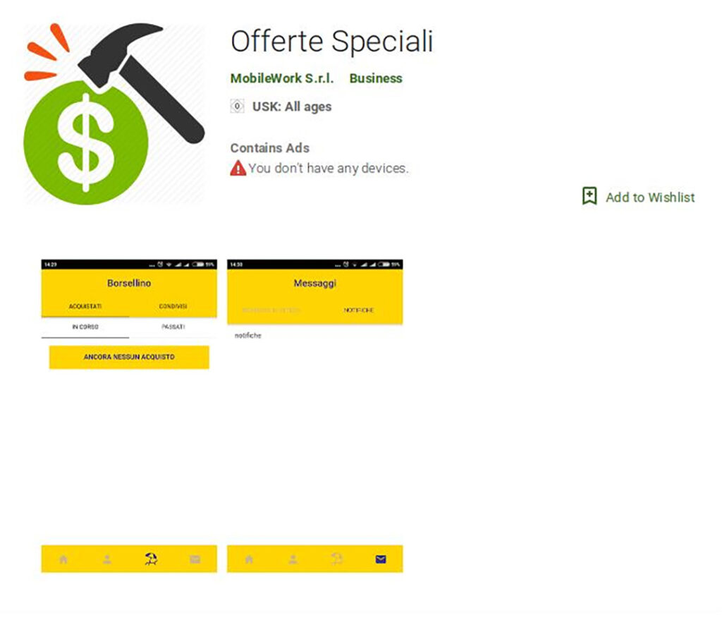 App contenenti Exodus