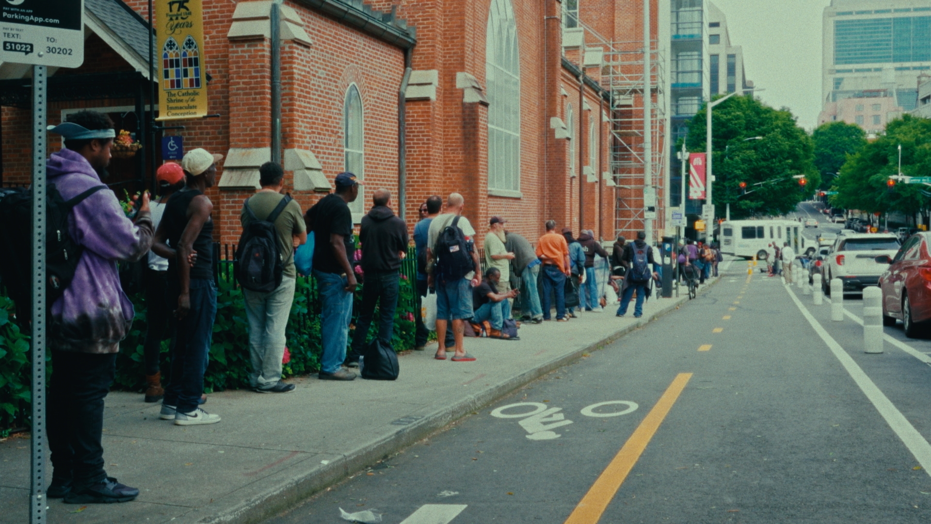 Atlanta, la fila davanti alla St. Francis Table